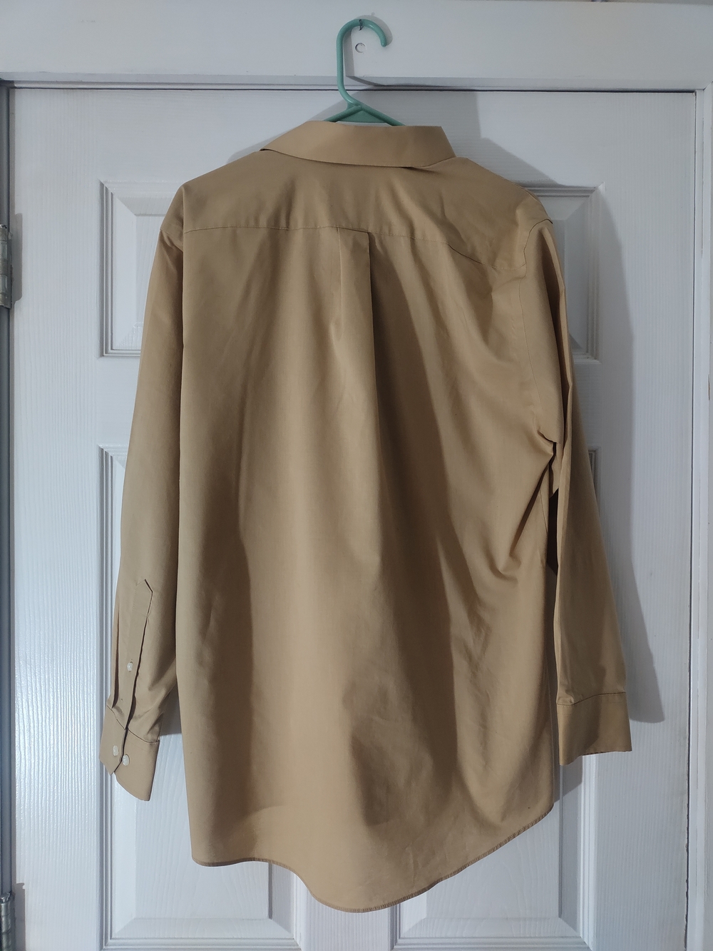 Stafford Gold/Khaki Long-Sleeve Button Shirt - Picture 3 of 3